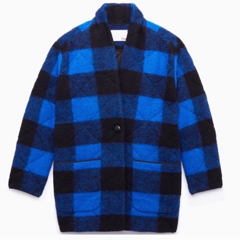 Aritzia Wilfred Free Cecile Blue/Black Coat